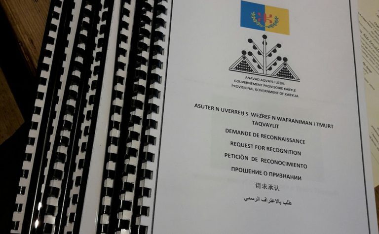 Mémorandum – partie 1 : Demande de reconnaissance formelle du droit du peuple kabyle à l’autodétermination