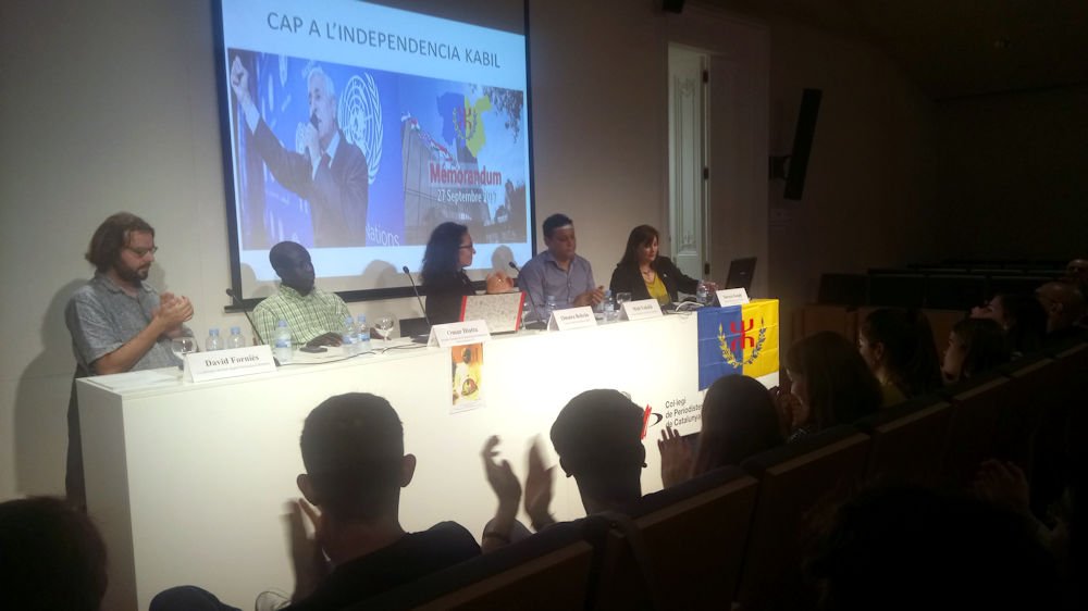 Catalogne : La cause kabyle exposée à la conférence des mouvements indépendantistes en Afrique