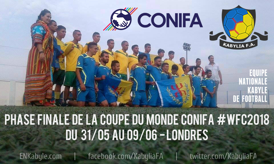 Coupe du monde 2018 : Collecte de fonds en faveur de l’équipe nationale kabyle de football