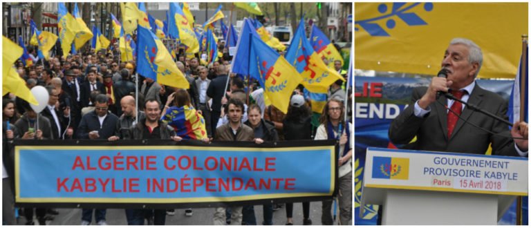 Marche à Paris pour l’indépendance de la Kabylie : Félicitations du président Ferhat Mehenni à la diaspora kabyle