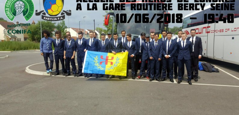 L’équipe nationale kabyle de football attendue demain dimanche à 19h40