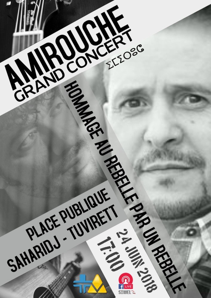 Retour en Kabylie le 23 juin du chanteur kabyle engagé Amirouche