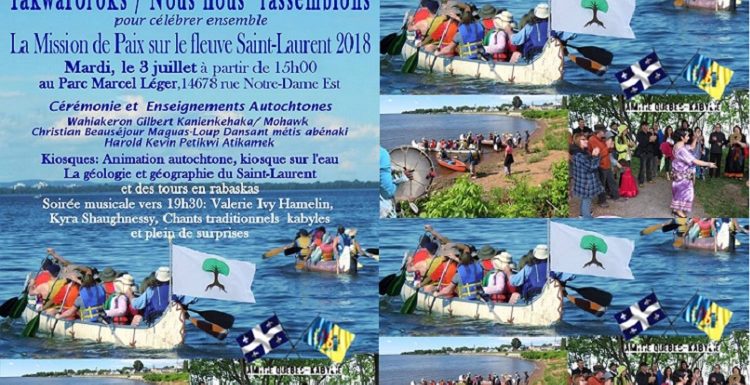 La communauté kabyle à l’édition 2018 de La Mission de Paix sur le fleuve Saint-Laurent à Montréal
