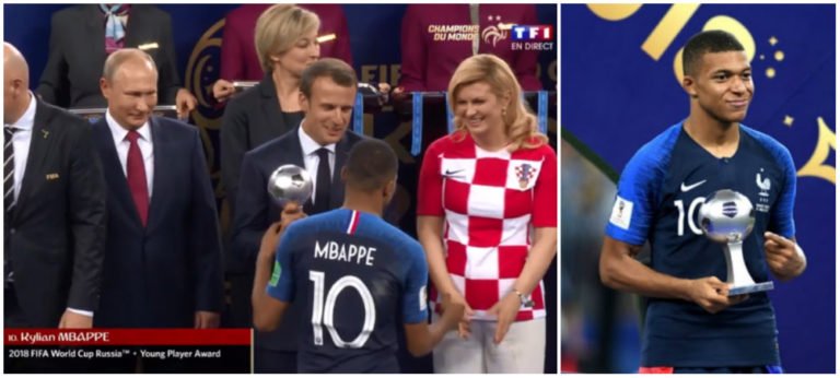 Kylian Mbappé : Un autre kabyle élu meilleur jeune champion du Mondial FIFA 2018