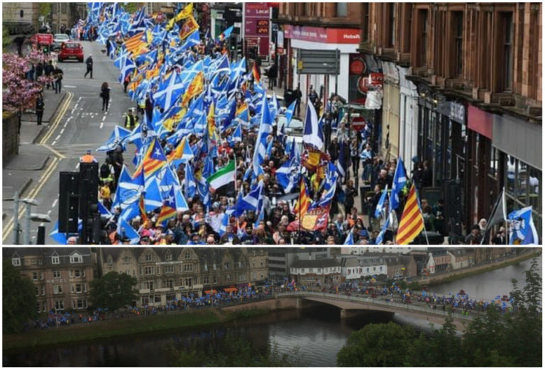 Highlands : Marche monstre pour l’indépendance de l’Ecosse