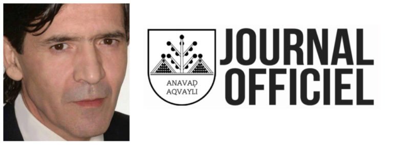 Paru au Journal Officiel de l’Anavad : Décret portant nomination du président de Médias Kabyles Associés