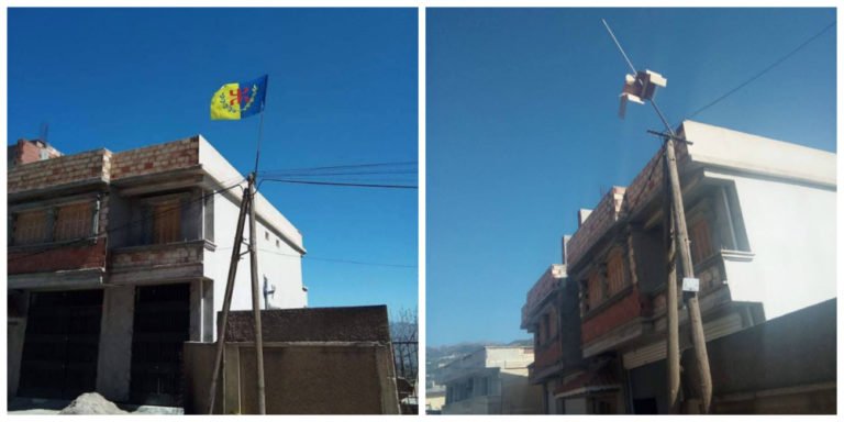 Drapeau kabyle : l’emblème national kabyle volé à Tifrit