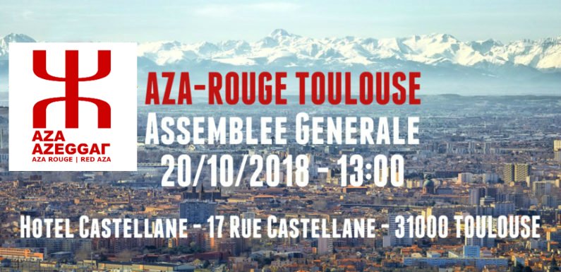 Appel à AG pour l’installation de la branche toulousaine de l’Aza-Rouge