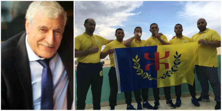 Le président Ferhat Mehenni félicite les athlètes kabyles de Shou Bo