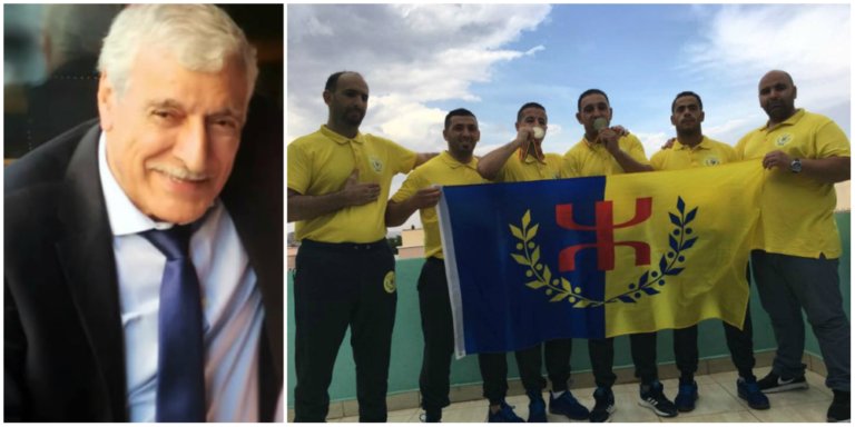 Le président Ferhat Mehenni félicite les athlètes kabyles de Shou Bo