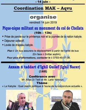Aqvvu s’apprête à célébrer la journée de la nation kabyle