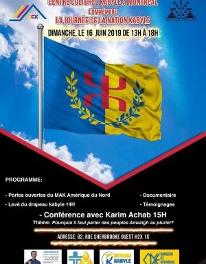 Montréal se prépare à célébrer la journée de la Nation kabyle