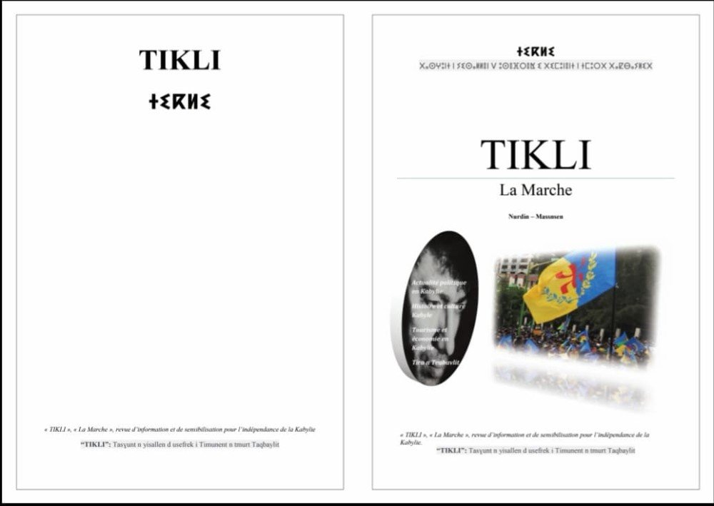 Des militants du MAK lancent le numéro pilote de la revue Tikli