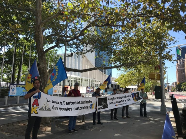 Kabyle rallye in New York: Statement read in front of the UN