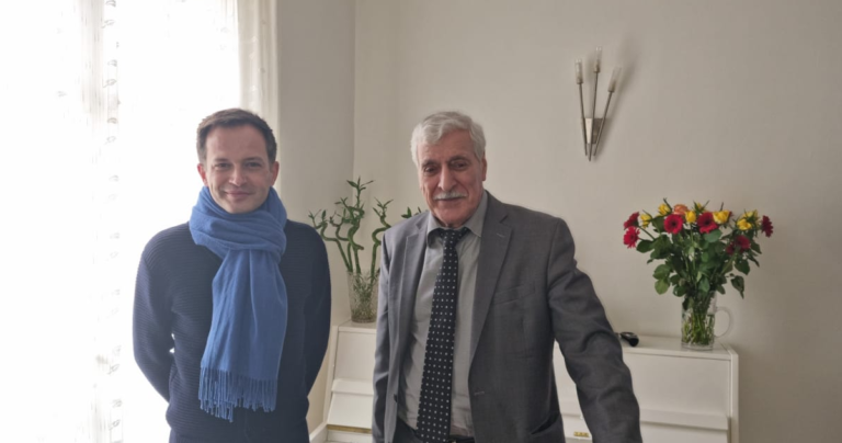LE PRÉSIDENT FERHAT MEHENNI RENCONTRE LE DÉPUTÉ PIERRE-YVES BOURNAZEL