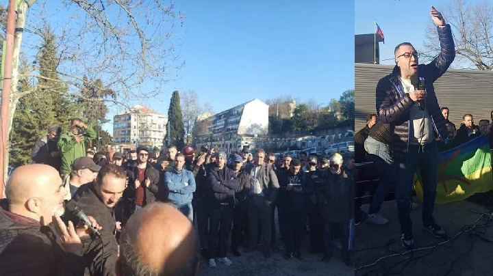SOUTIEN À CHERIF MELLAL : UN GRAND RASSEMBLEMENT À LARVAA N’AT IRATHEN ET DES APPELS À D’AUTRES ACTIONS EN KABYLIE ET EN FRANCE