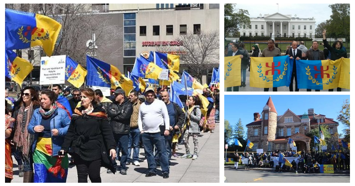 Marches et rassemblements en Amérique du nord pour commémorer les Printemps de Kabylie