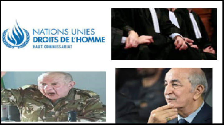 DEPOT DE PLAINTE A L’ONU CONTRE L’ALGERIE