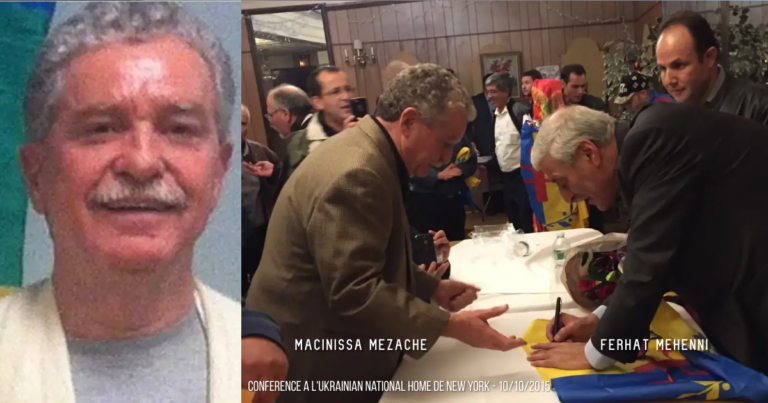 Décès de Macinissa Mezache, message de condoléances du président Ferhat Mehenni