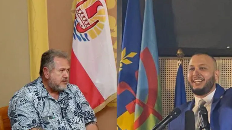 LE PREMIER MINISTRE KABYLE HANAFI FERHOUH FELICITE SON HOMOLOGUE POLYNÉSIEN MOETAI BROTHERSON