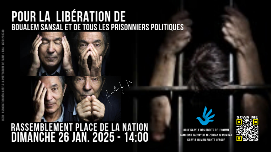 La Ligue kabyle des droits de l’Homme appelle à la libération de Boualem Sansal, contre l’antisémitisme et les semeurs de haine