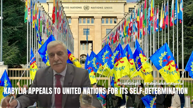 Kabylia seeks for UN intervention for its self-determination against Algerian occupation