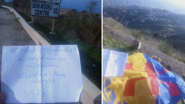 Yennayer 2975 : à At Muḥli, des militants kabyles réaffirment leur lutte pour l’indépendance de la Kabylie