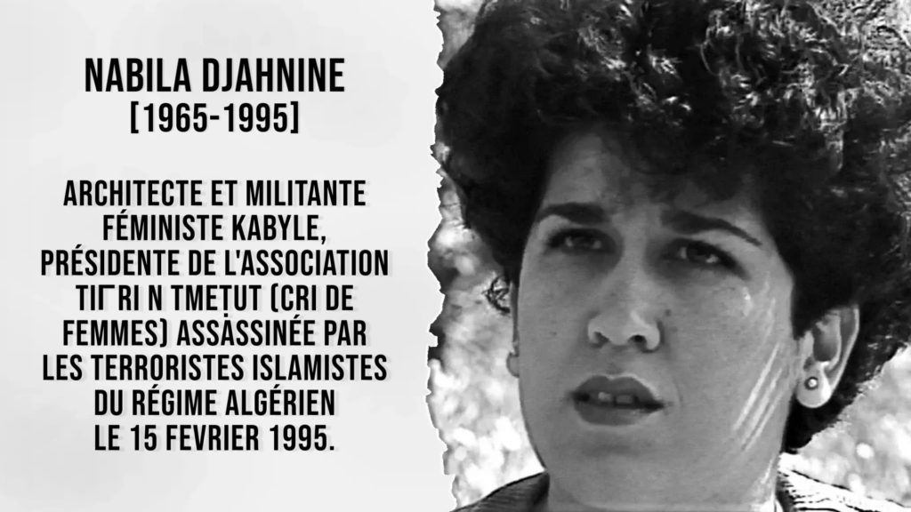 NABILA_DJAHNINE kabyle assassinée par terroristes algériens