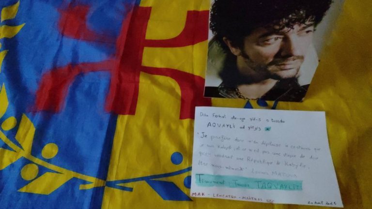 Maatkas, Kabylie – action contre le colonialisme algérien