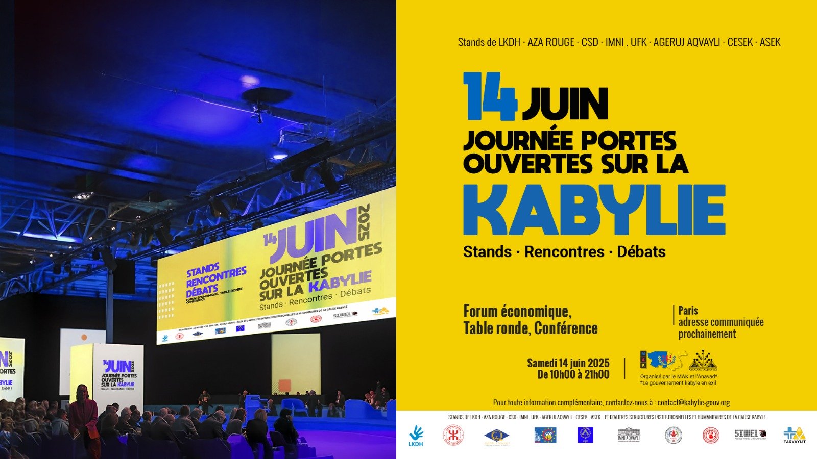 14 juin – journée de la Nation Kabyle : Portes ouvertes à Paris et Montréal (communiqué du 1er ministre)