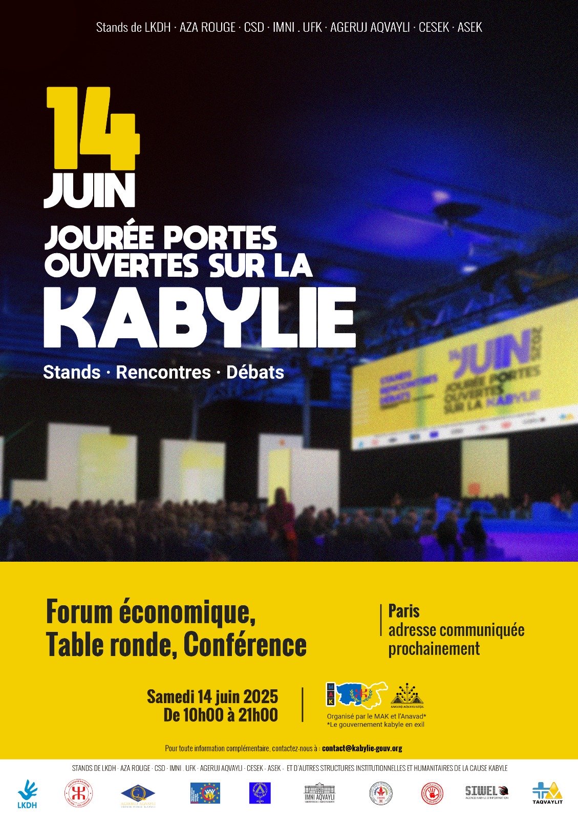 14 juin – journée de la Nation Kabyle : Portes ouvertes à Paris et Montréal (communiqué du 1er ministre)