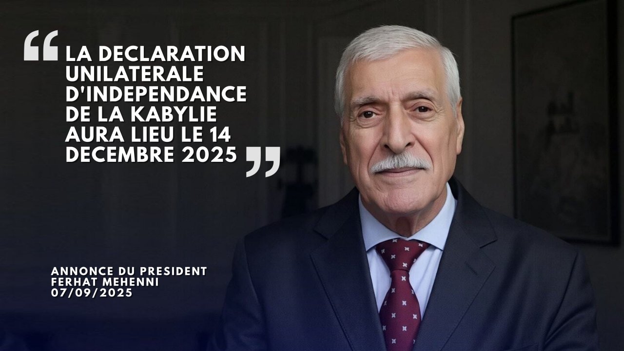 Ce qu’il faut retenir des annonces du président Ferhat Mehenni