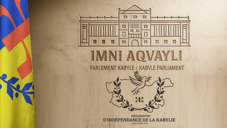 Le Parlement Kabyle en session extraordinaire pour examiner la Déclaration d’indépendance de la Kabylie