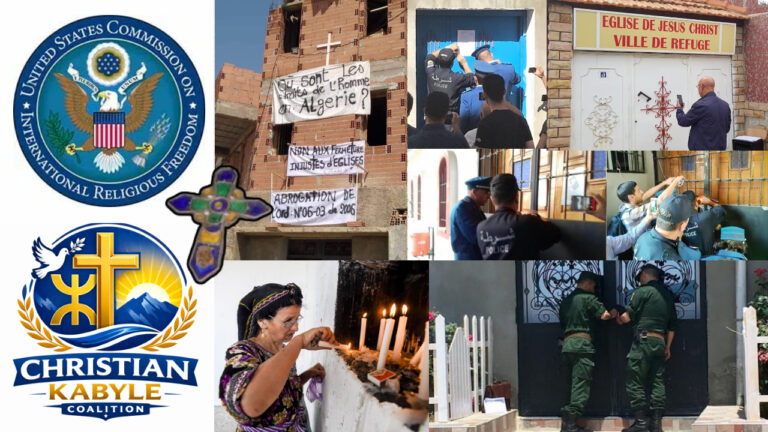 La Coalition chrétienne kabyle presse l’USCIRF d’exiger un durcissement américain face aux violations de la liberté religieuse en Kabylie par le régime algérien