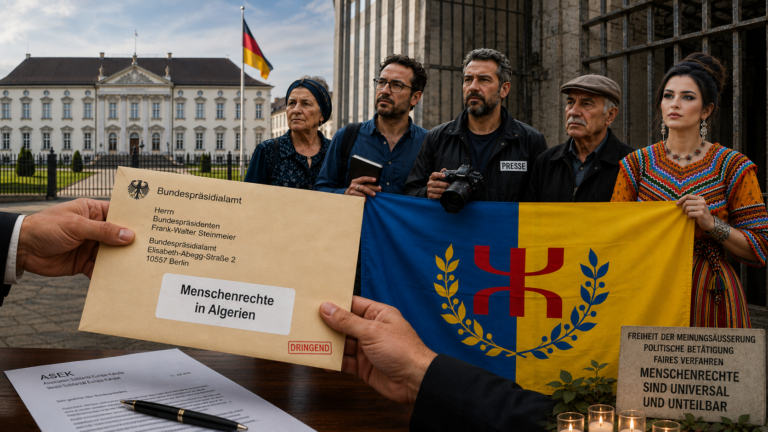 L&rsquo;ASEK interpelle le président allemand sur la répression des prisonniers politiques kabyles en Algérie
