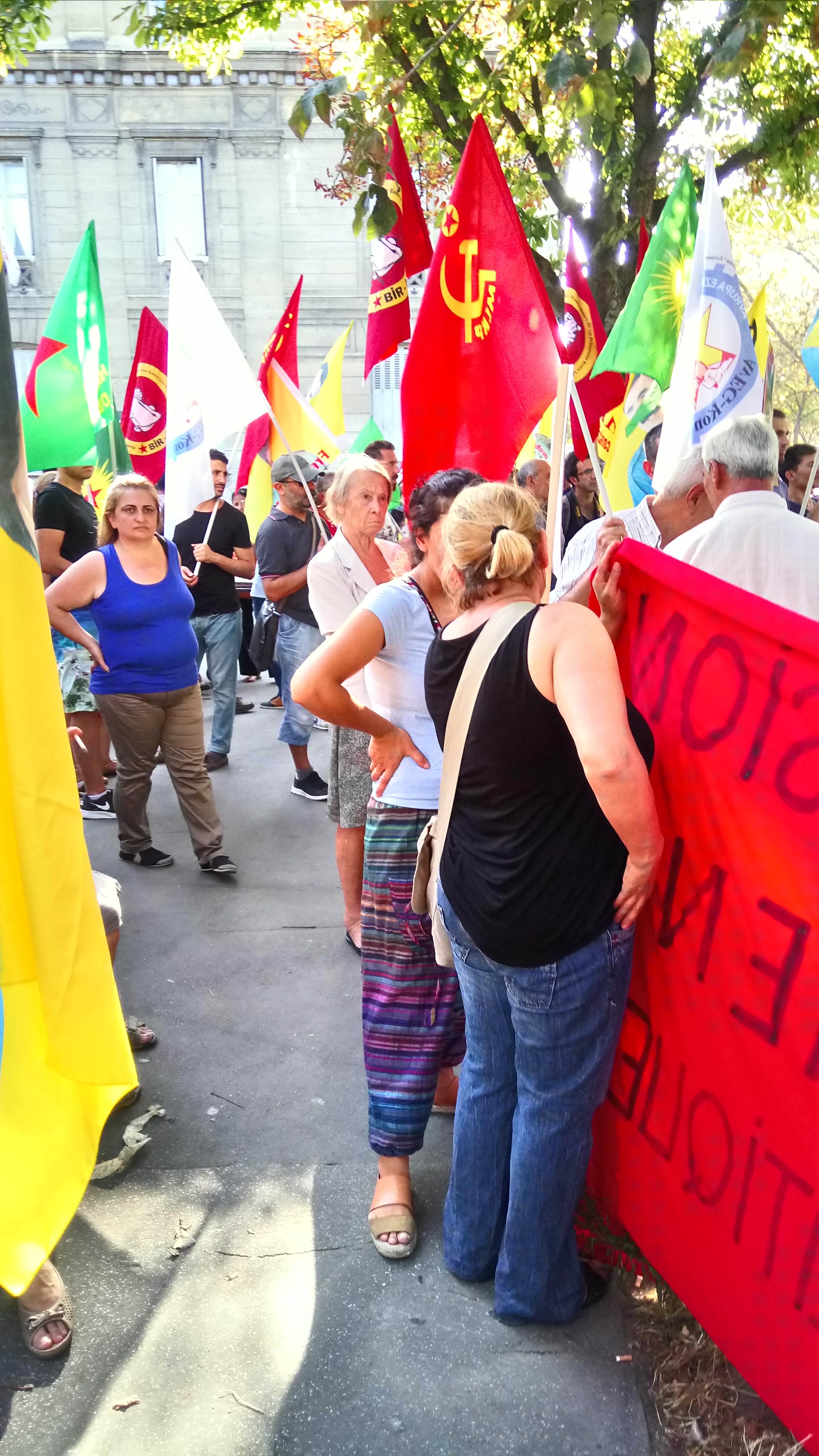 Marche kurde à Paris : La Kabylie présente, en soutien à 