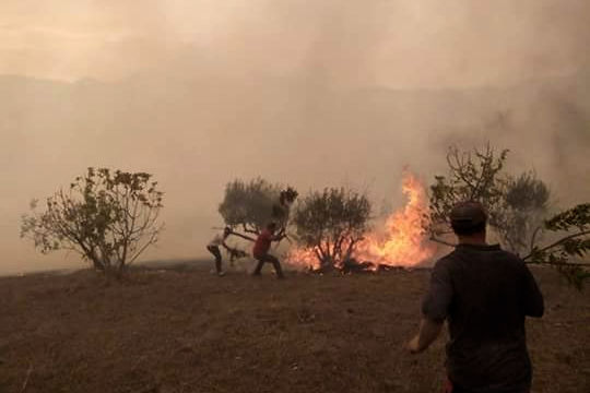 Un citoyen a perdu la vie dans un incendie à Iflisen Un citoyen a perdu la vie dans un incendie à Iflisen