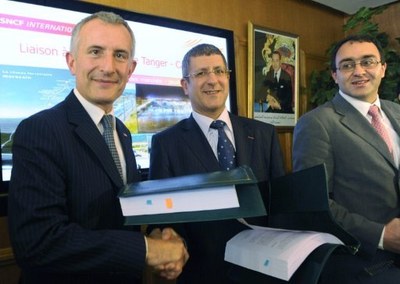 Maroc : la première ligne de TGV africaine lancée par le président Sarkozy Maroc : la première ligne de TGV africaine lancée par le président Sarkozy
