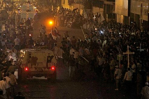 Egypte : une manifestation de Coptes réprimée dans le sang au Caire Egypte : une manifestation de Coptes réprimée dans le sang au Caire