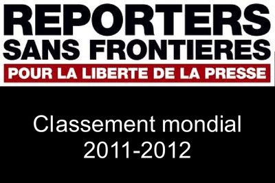 Classement mondial de la liberté de la presse : l'Algérie à la 122ème place Classement mondial de la liberté de la presse : l'Algérie à la 122ème place