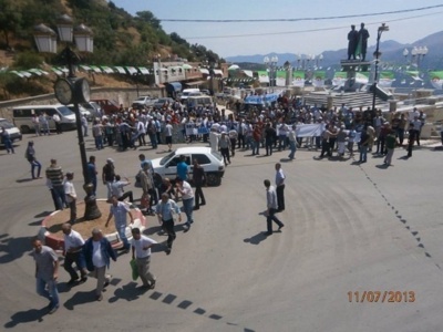 Illilten: Les citoyens du village Tizit marchent sur le chef-lieu de daïra Illilten: Les citoyens du village Tizit marchent sur le chef-lieu de daïra
