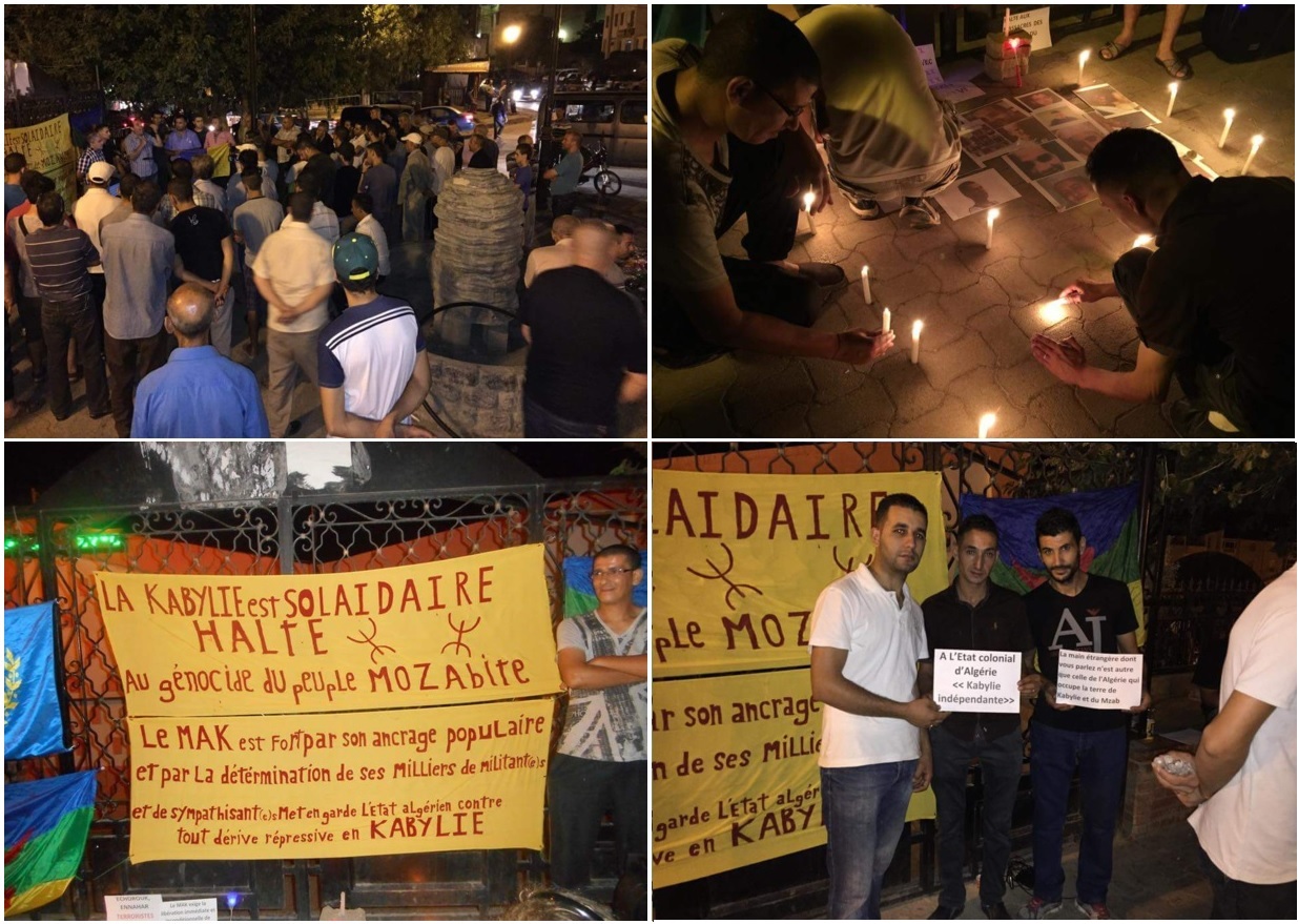 Rassemblement de solidarité avec le Mzab à Akbou :  Rassemblement de solidarité avec le Mzab à Akbou :