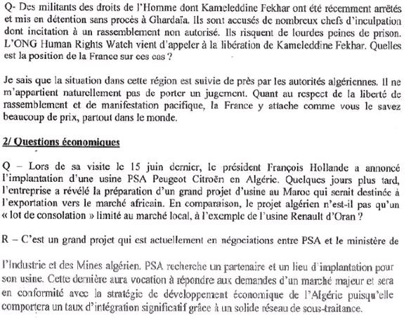 Petit manuel de langue de bois franco-algérienne à l'intention de Gérard, président du Sénat français Petit manuel de langue de bois franco-algérienne à l'intention de Gérard, président du Sénat français