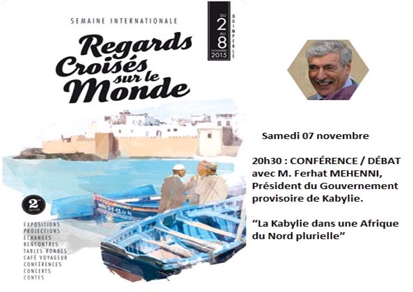 Bretagne : Ferhat Mehenni animera une conférence au Festival  Bretagne : Ferhat Mehenni animera une conférence au Festival