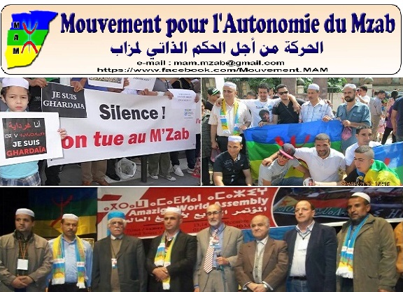 Mouvement pour l'Autonomie du Mzab: Le Bureau Exécutif se réunit et ajuste ses instances à la crise vécue par le Mzab Mouvement pour l'Autonomie du Mzab: Le Bureau Exécutif se réunit et ajuste ses instances à la crise vécue par le Mzab