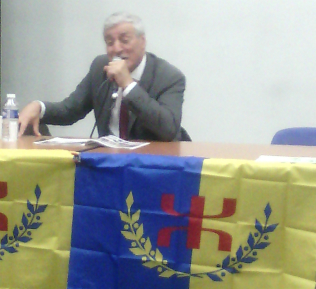 Compte rendu de la conférence de Ferhat Mehenni à Saint Etienne Compte rendu de la conférence de Ferhat Mehenni à Saint Etienne