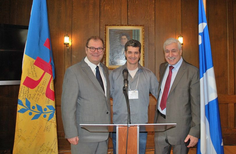 Ferhat Mehenni rencontre deux députés québécois Mario Beaulieu et Carole Poirier Ferhat Mehenni rencontre deux députés québécois Mario Beaulieu et Carole Poirier