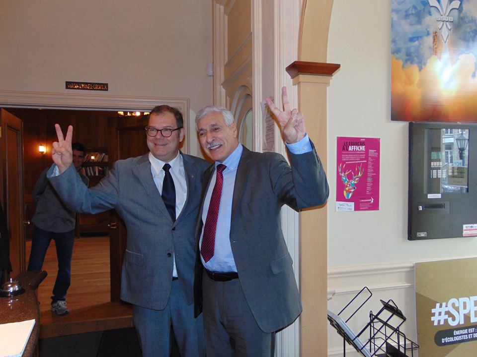 Ferhat Mehenni rencontre deux députés québécois Mario Beaulieu et Carole Poirier Ferhat Mehenni rencontre deux députés québécois Mario Beaulieu et Carole Poirier