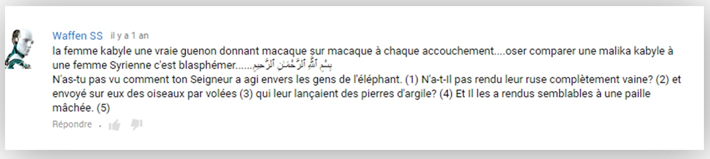 Insolite et révélateur : un internaute algérien réagit à l'implication des femmes kabyles dans le combat pour la libération de la Kabylie Insolite et révélateur : un internaute algérien réagit à l'implication des femmes kabyles dans le combat pour la libération de la Kabylie