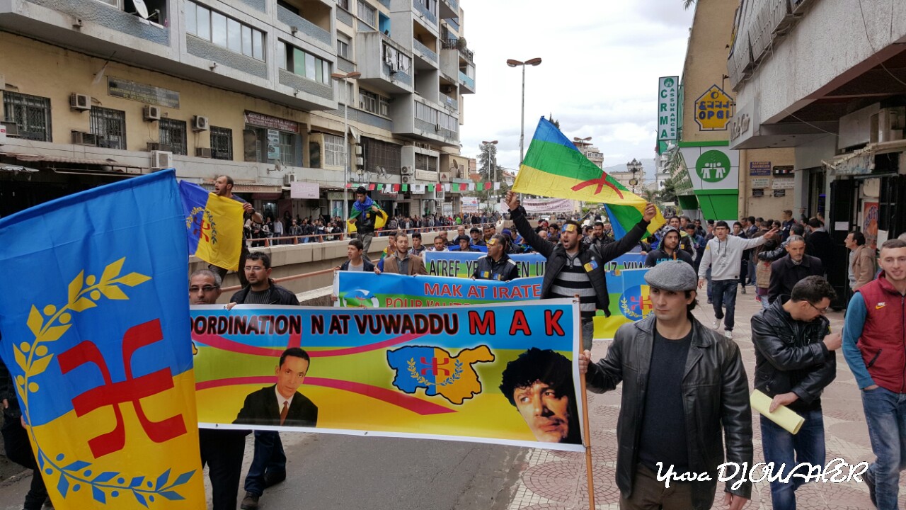 Encore une mémorable marche du MAK à Tizi-Ouzou à l'occasion de Yennayer Encore une mémorable marche du MAK à Tizi-Ouzou à l'occasion de Yennayer